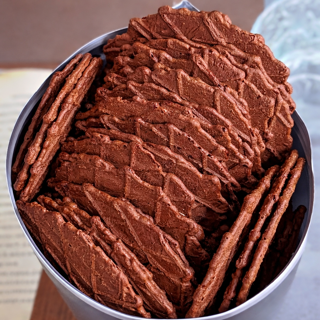 Chocolate Waffle Wafers