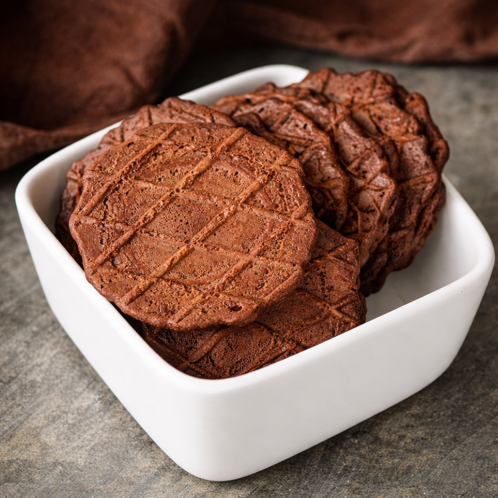Chocolate Waffle Wafers