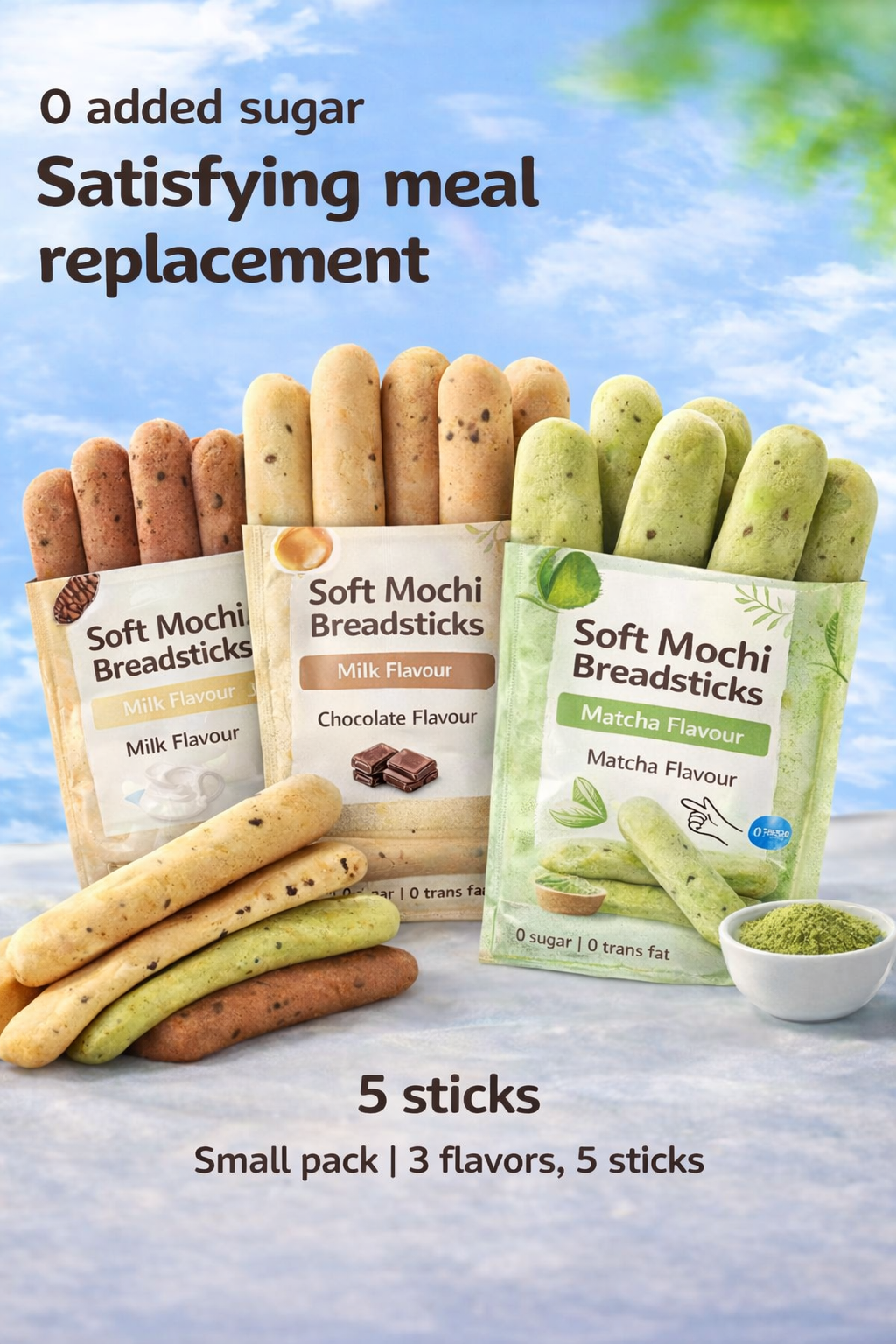 Soft Mochi Breadsticks