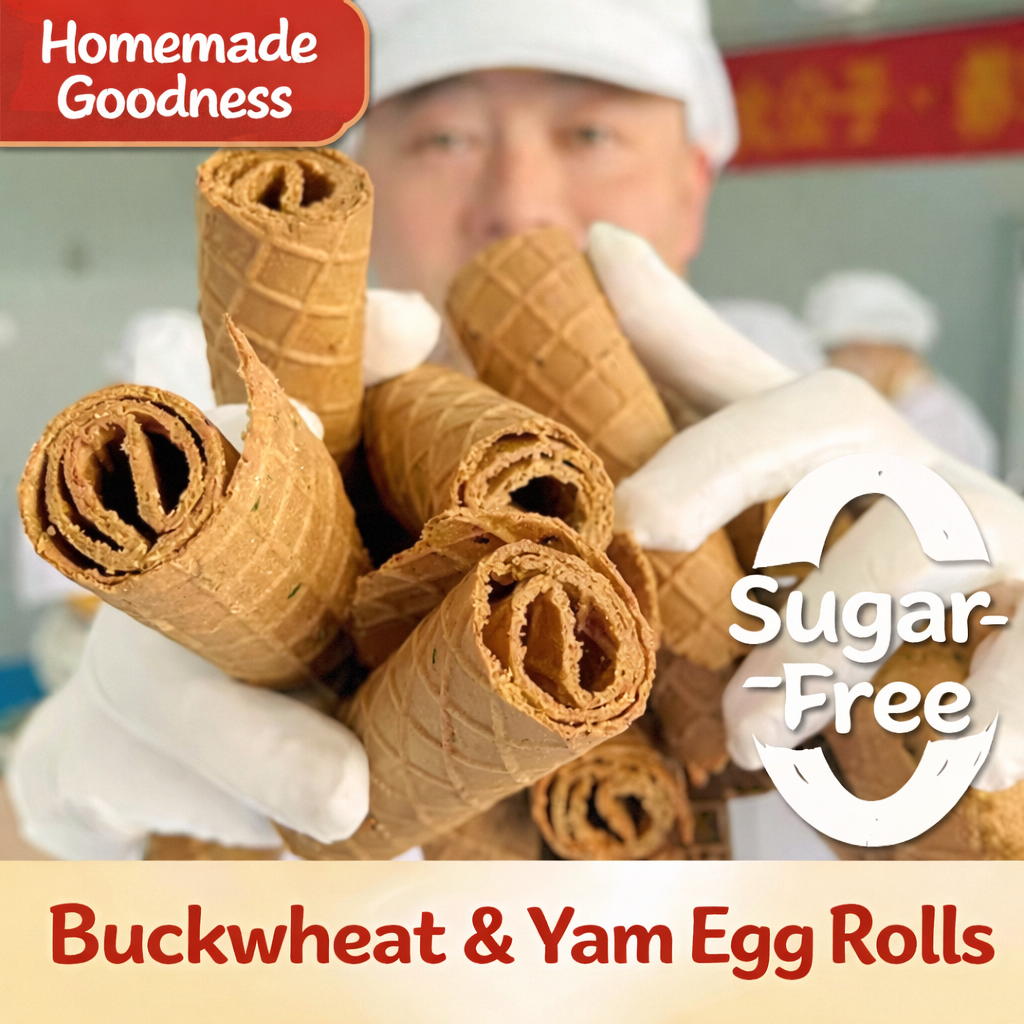 Sugar Free Buckwheat & Yam Egg Rolls
