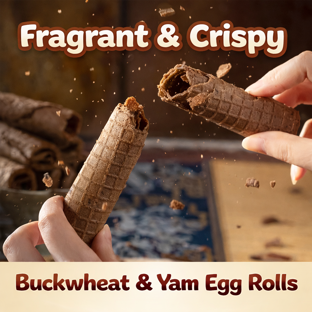 Sugar Free Buckwheat & Yam Egg Rolls
