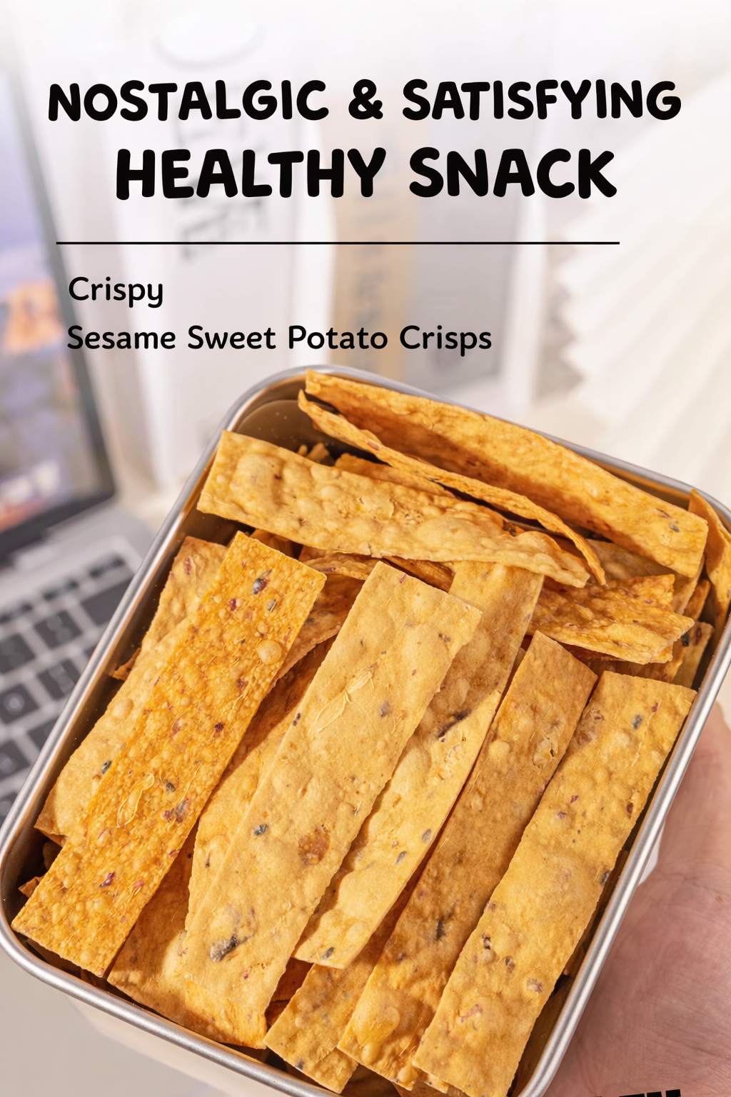 Sesame Sweet Potato Chips
