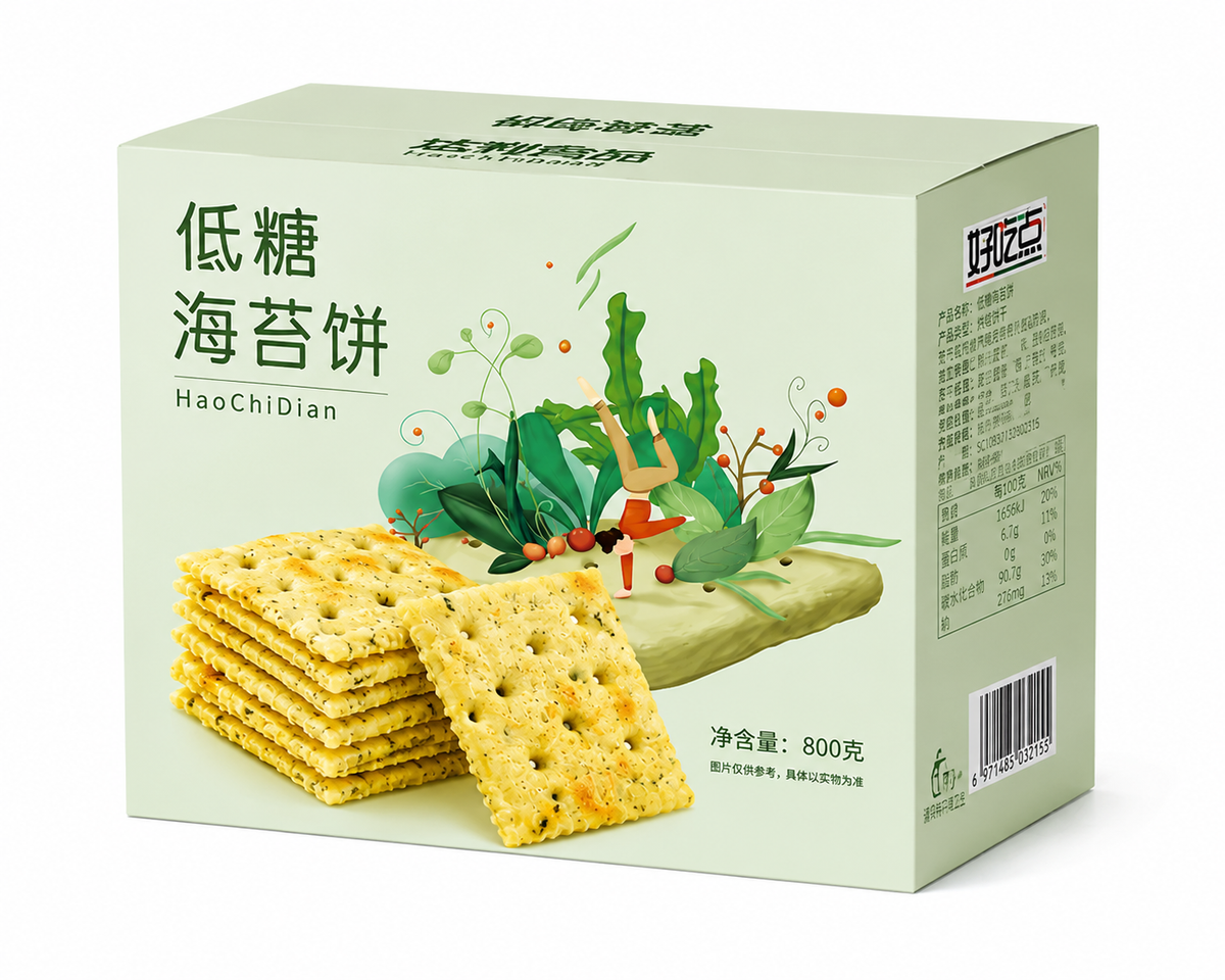 (Pre-Order 20%OFF) Low Sugar Seaweed Biscuits
