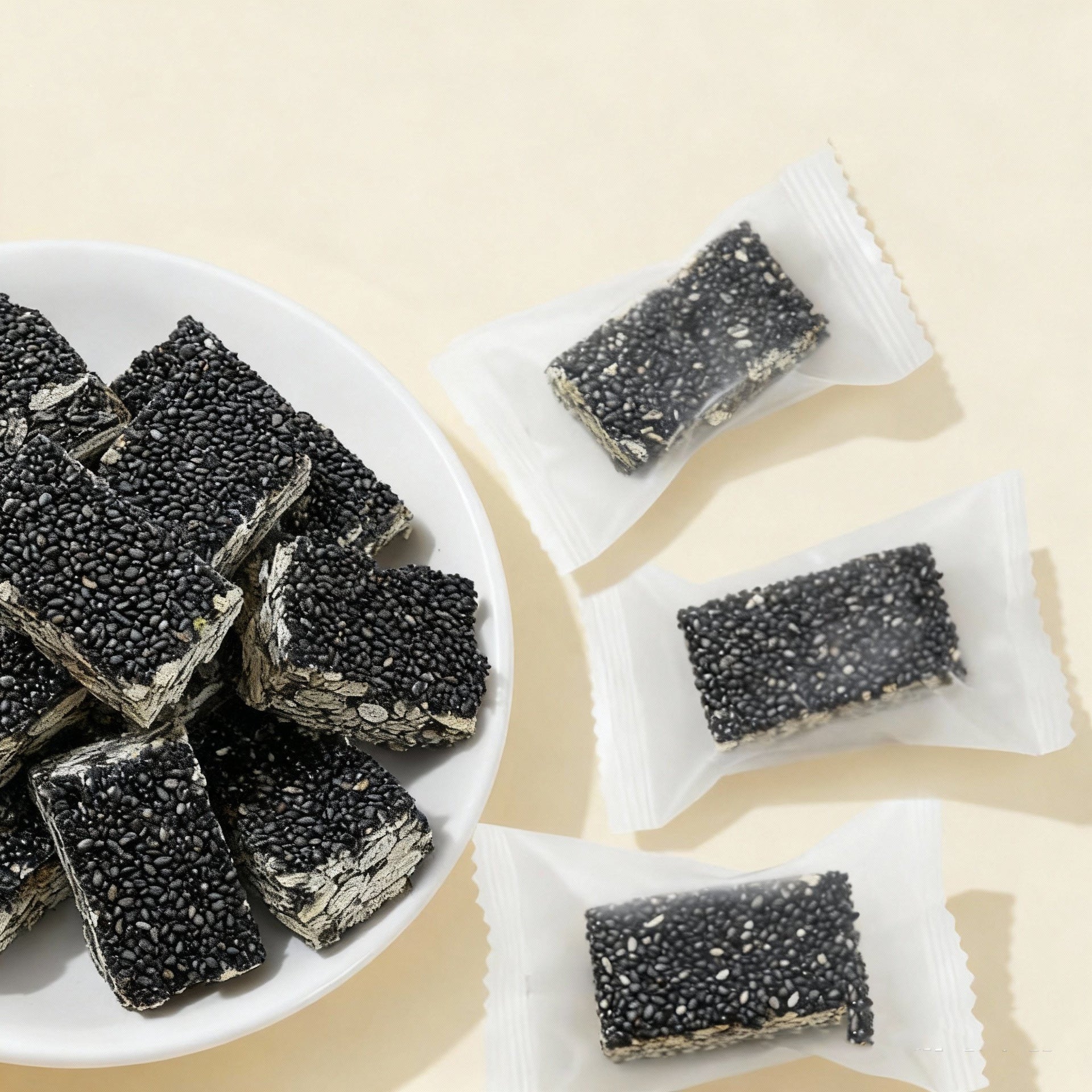 Sugar-Free Black Sesame Crisps